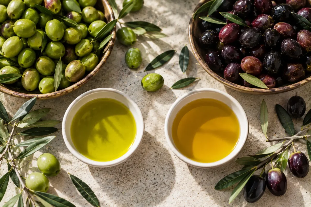 Erken hasat ve olgun hasat zeytinyağı farkları