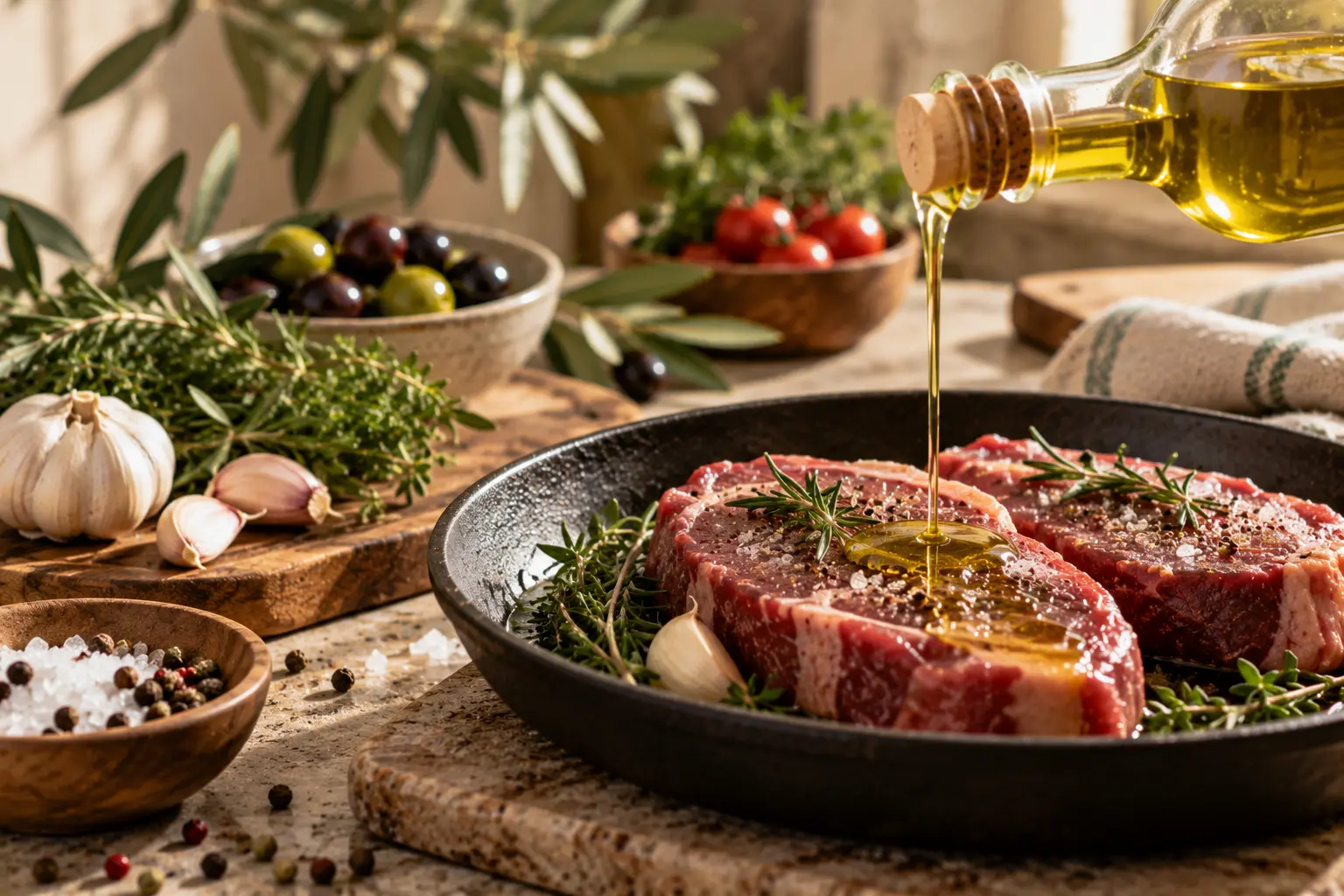 Et yemeklerinde zeytinyağı kullanılır mı